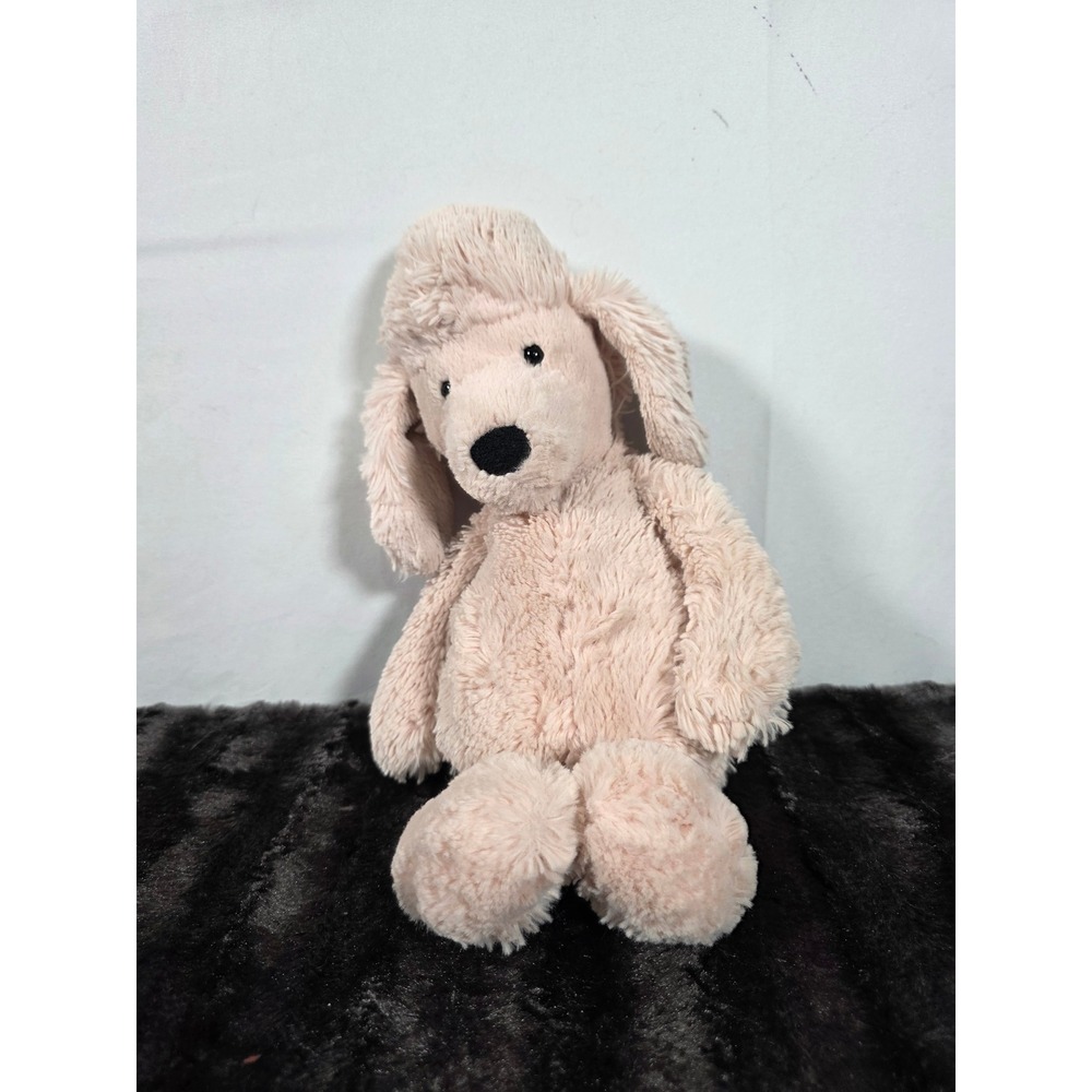 Jellycat Bashful Poodle Pink Plush Stuffed Animal Retired BAS3PDL Rare